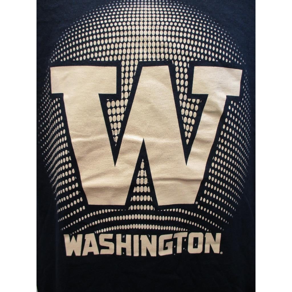 Washington Huskies OVB Mens Medium (M) Black Tshirt MSRP 15 Image 2