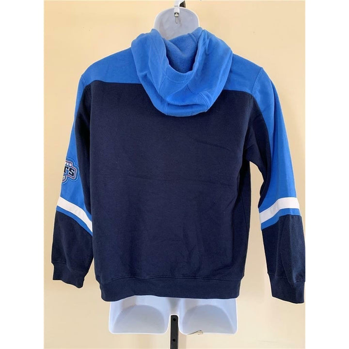 Winnepeg Jets Youth Size L Large Blue Majestic Hoodie Image 2