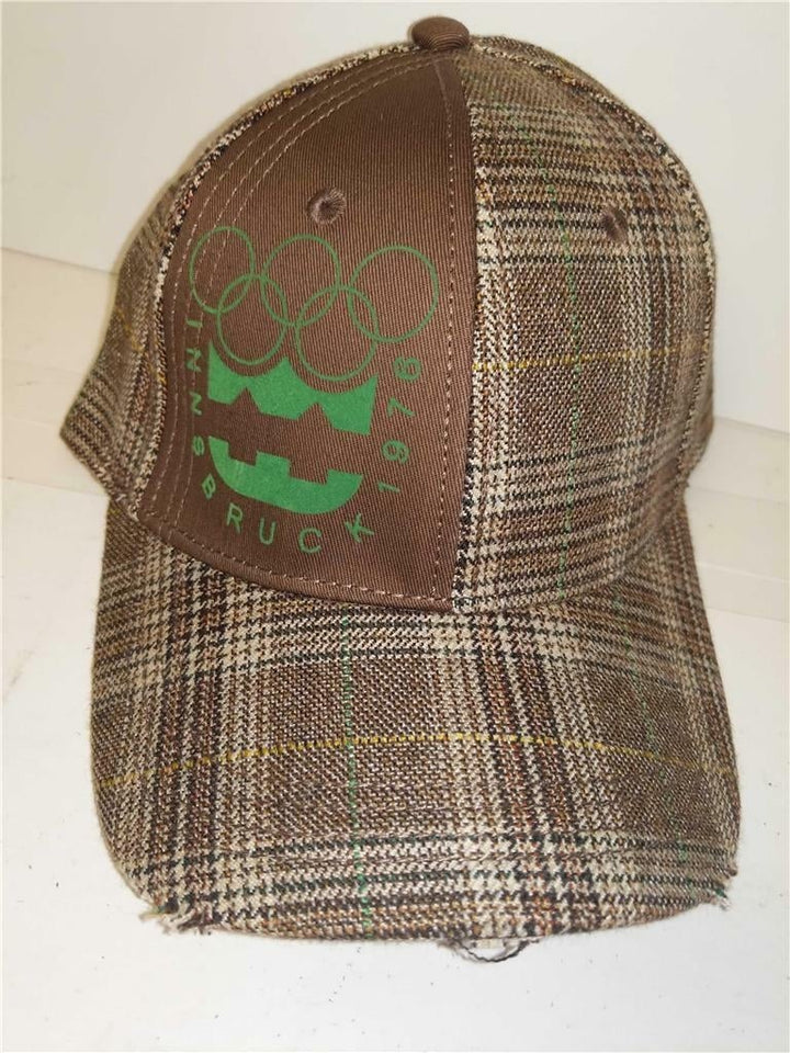 1978 Innsbruck Austria Winter Olympics Mens OSFA Licensed Distressed Hat Image 1