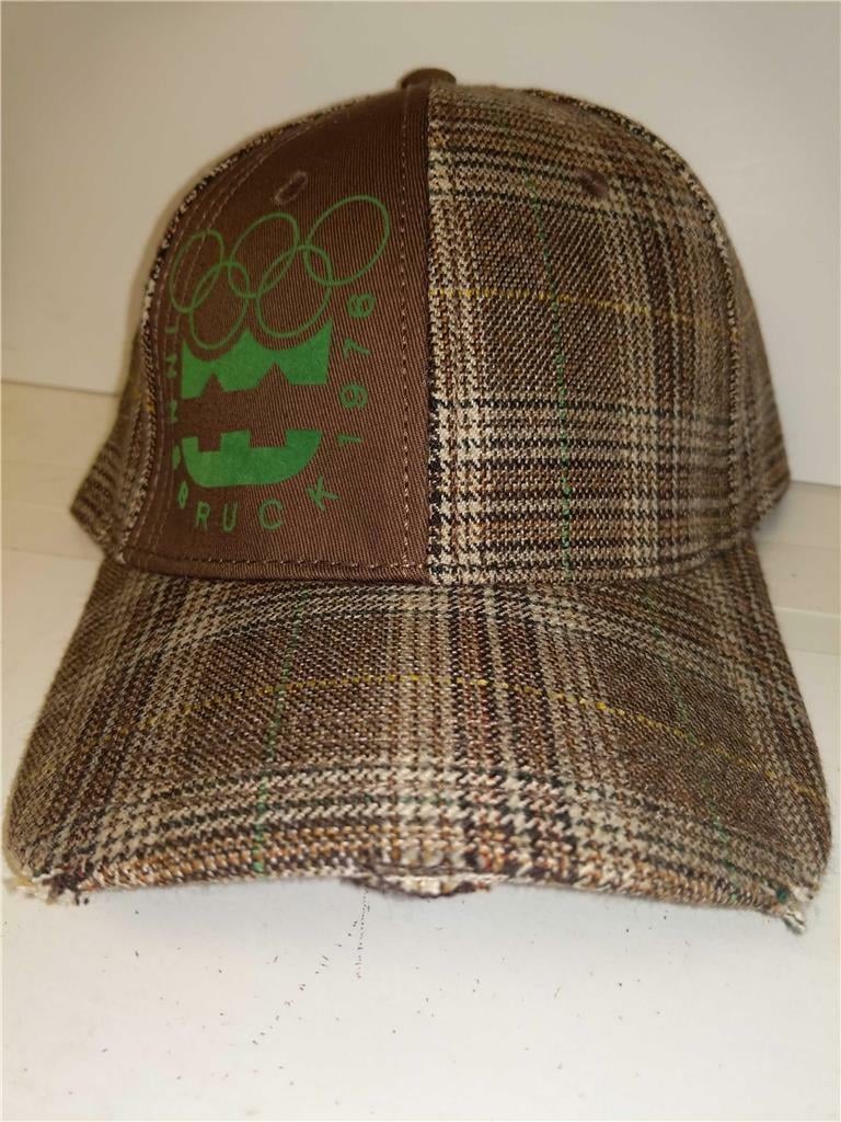 1978 Innsbruck Austria Winter Olympics Mens OSFA Licensed Distressed Hat Image 3