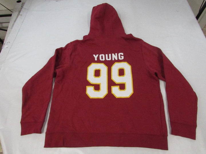 Washington Commanders 99 Chase Young Mens Size XL XLarge Red Hoodie Image 2