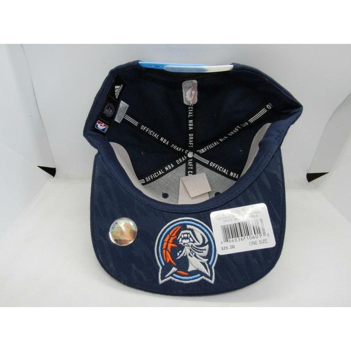 2013 Draft Day Charlotte Bobcats Mens Size OSFA Adidas Snapback Flatbrim Hat 28 Image 3