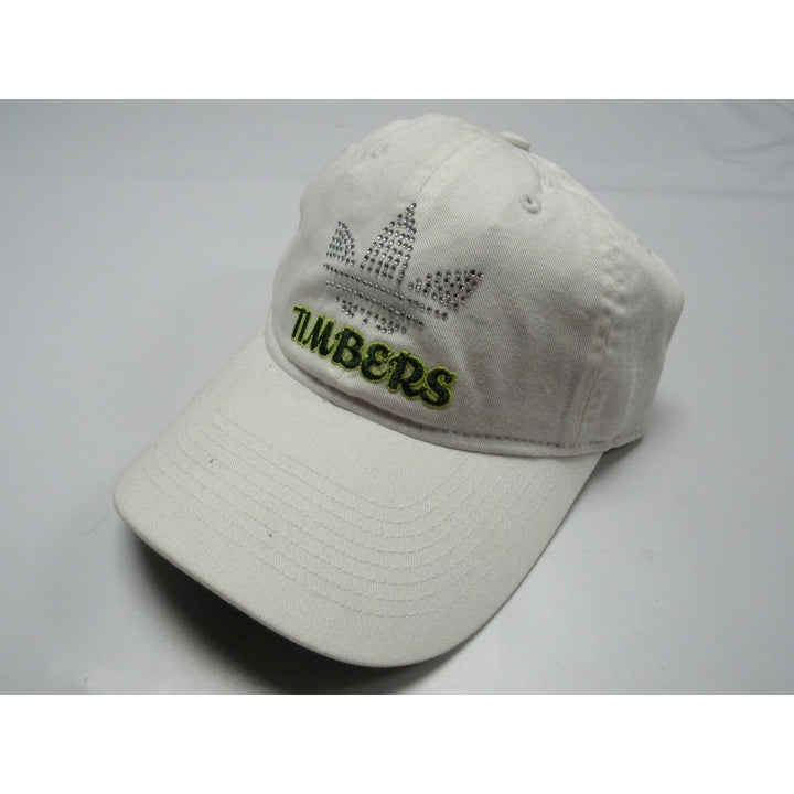 MLS Portland Timbers Mens Size OSFA Adjustable Adidas White Hat Image 2