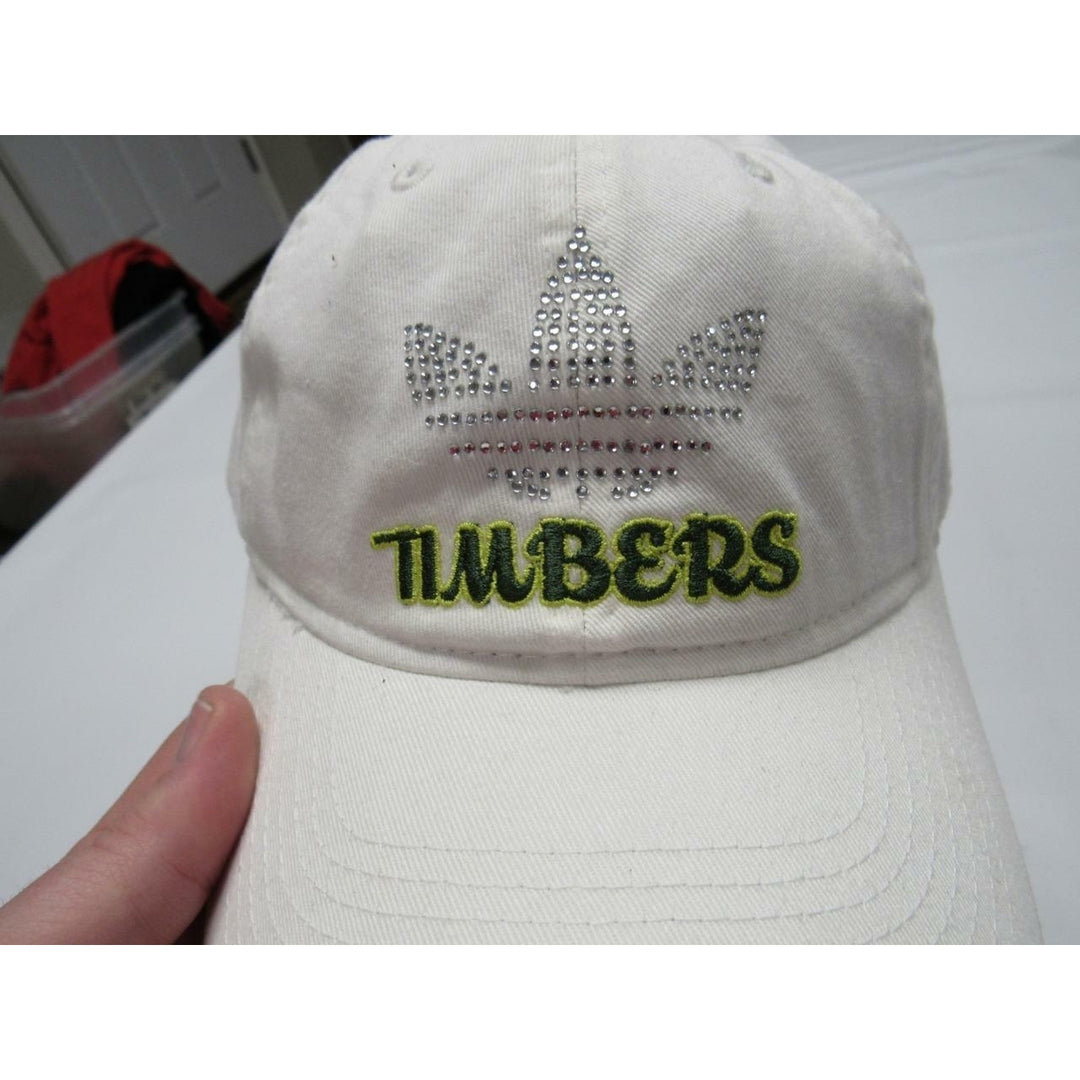 MLS Portland Timbers Mens Size OSFA Adjustable Adidas White Hat Image 3