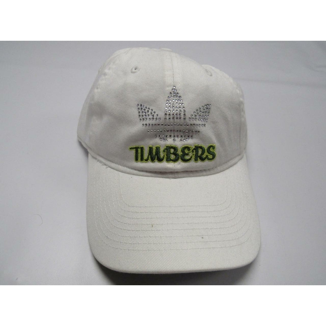 MLS Portland Timbers Mens Size OSFA Adjustable Adidas White Hat Image 4