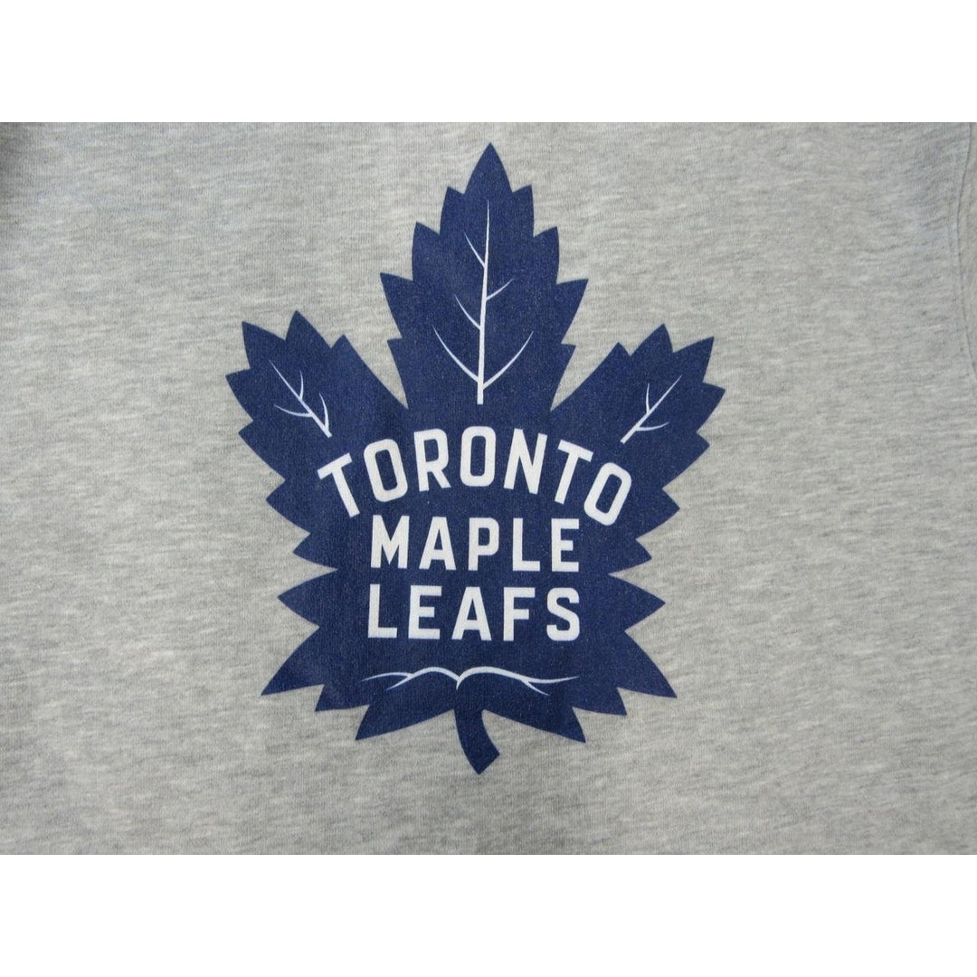 Toronto Maple Leafs Mens Size 4XL 4XLarge Gray Sweatshirt Image 3