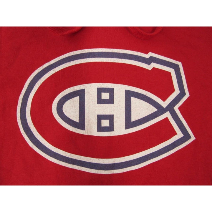 Montreal Canadiens 92 Jonathan Drouin Mens Size XL XLarge Red Hoodie Image 3