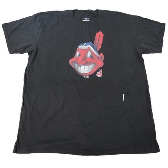 Cleveland Indians Mens Size XL-Tall Black Shirt Image 1