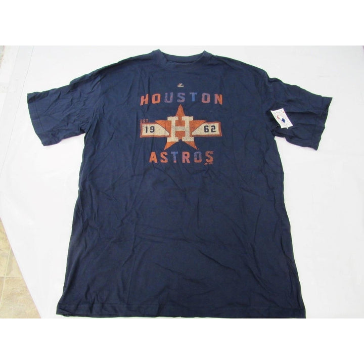 Houston Astros Mens Size 2XL-Tall Blue Majestic Shirt Image 4