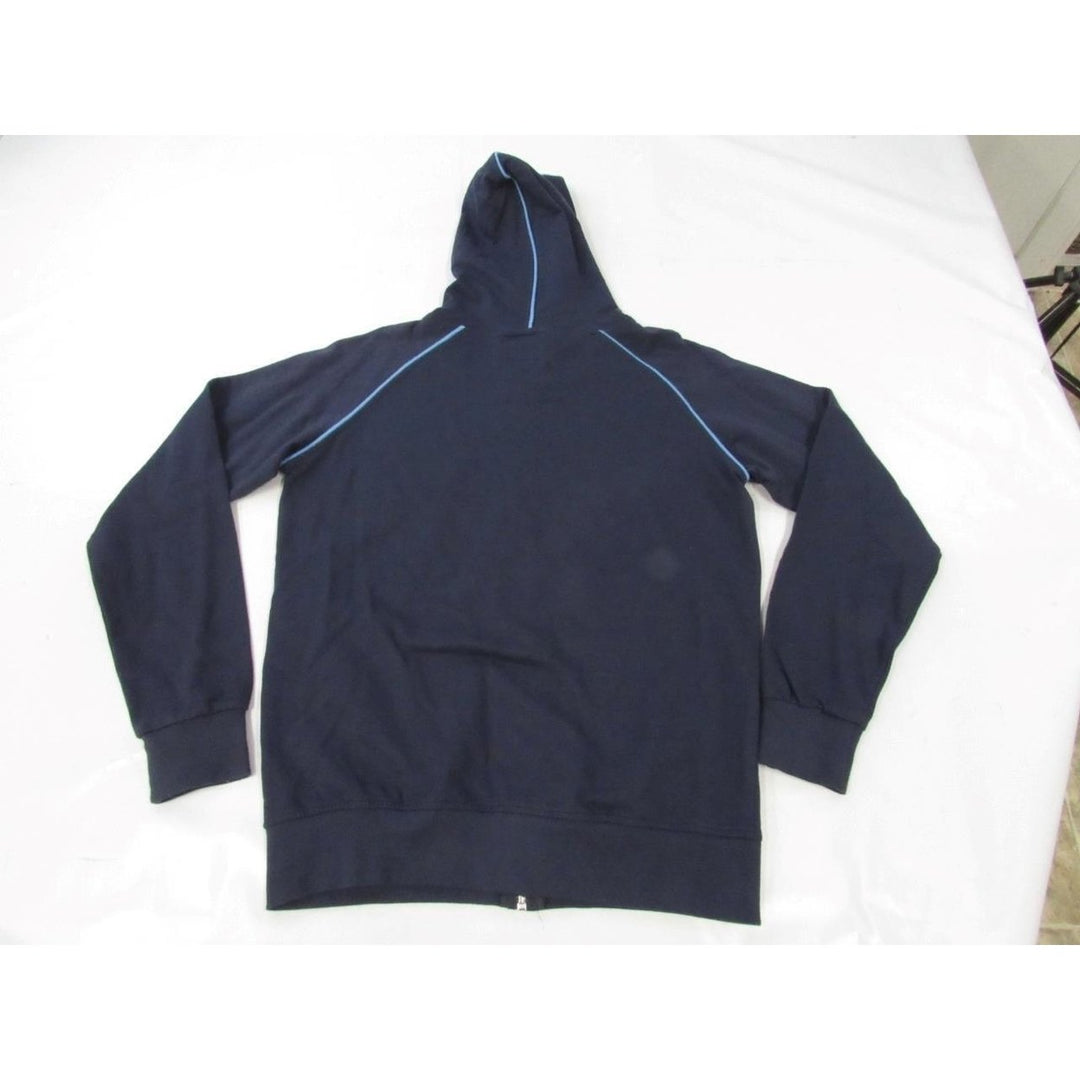 Oklahoma City Thunder Mens Size S Navy Blue Full-Zip Jacket Hoodie Image 2