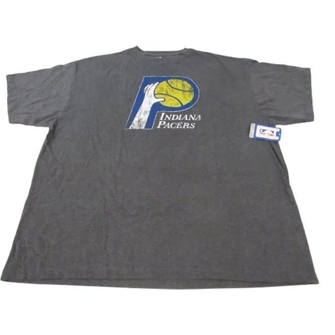 Indiana Pacers Mens Size 3XL-Big Majestic Distressed Gray Shirt Image 2