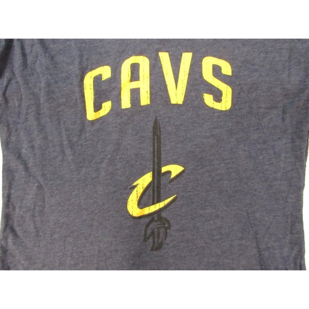 Cleveland Cavaliers "Cavs" Womens Size S Navy Blue Light-Weight Hoodie Image 4