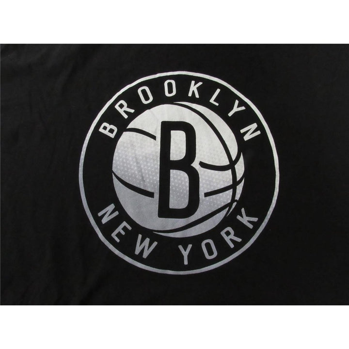 Brooklyn York Nets Mens Size XL XLarge Black Shirt Image 3