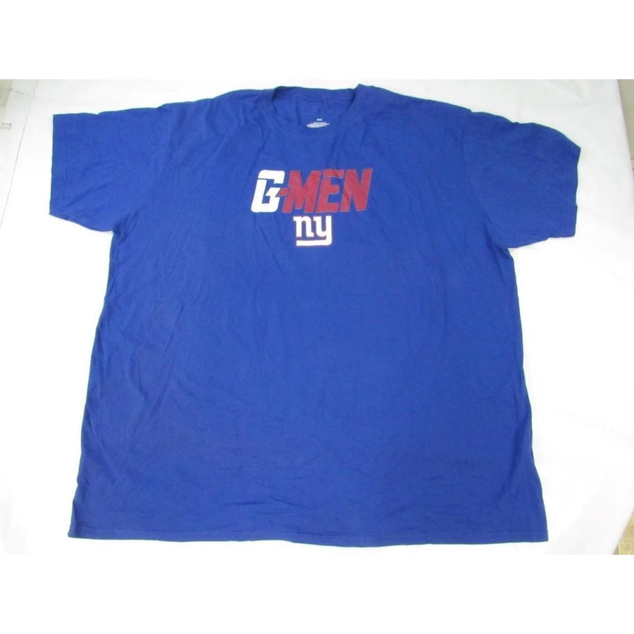 York Giants NY "G-Men" Mens Size 6XLB 6XLarge-Big Blue Shirt Image 1