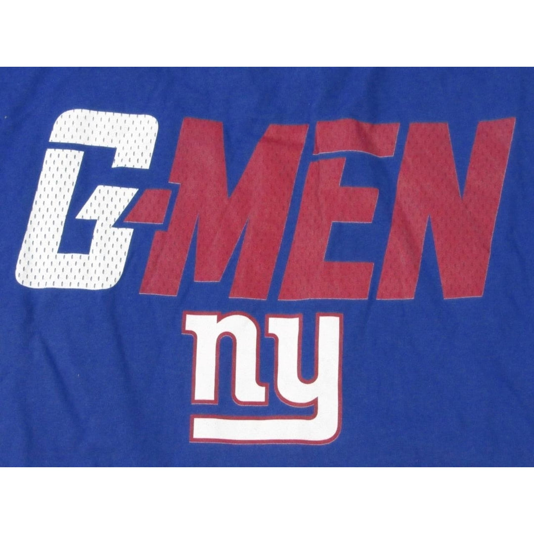 York Giants NY "G-Men" Mens Size 6XLB 6XLarge-Big Blue Shirt Image 3