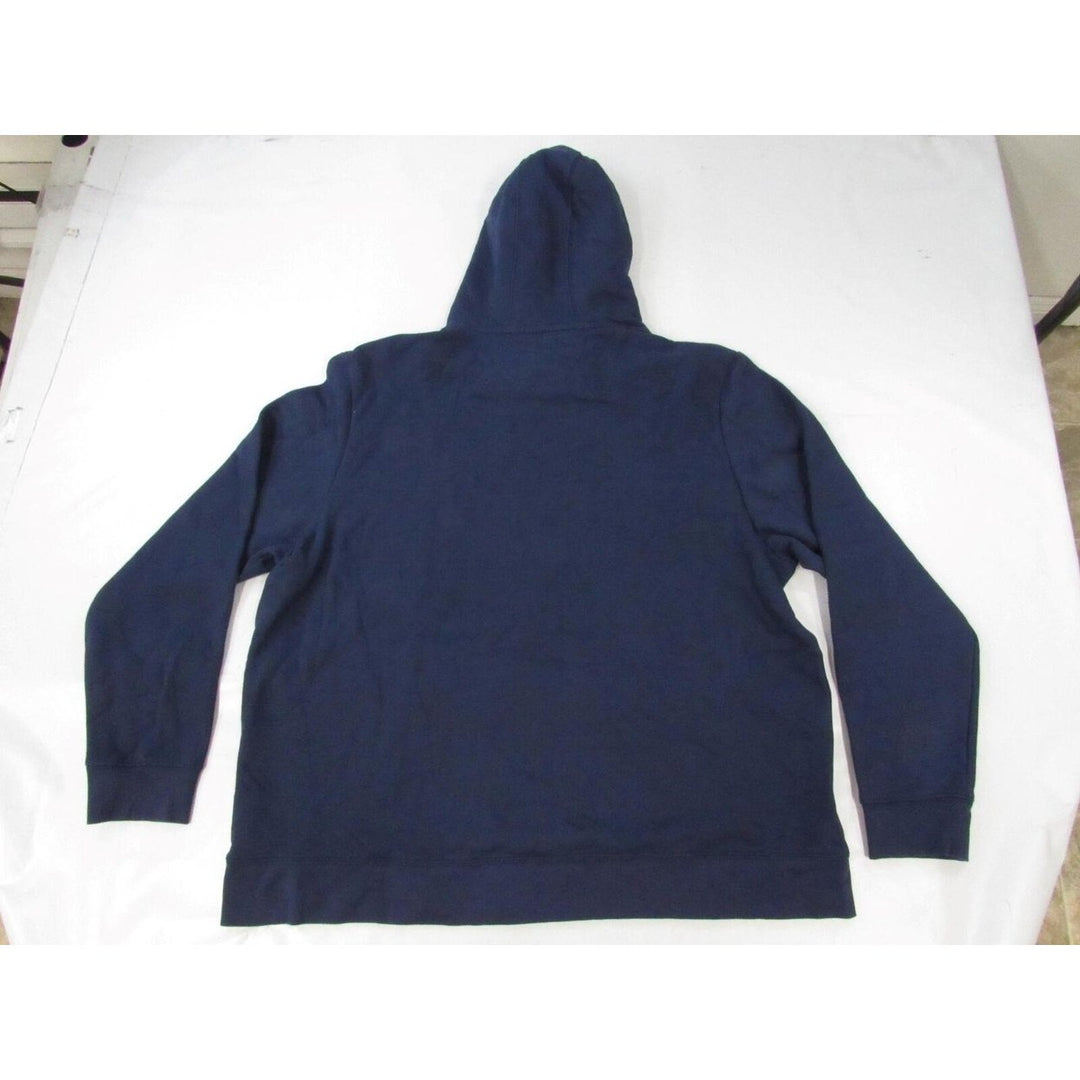 Navy Midshipmen Football Mens Size 3XL 3XLarge Blue Hoodie Image 2