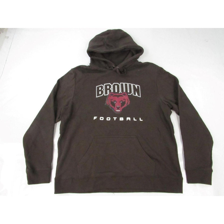 Brown University Bears Football Mens Size XL XLarge Brown Hoodie Image 1