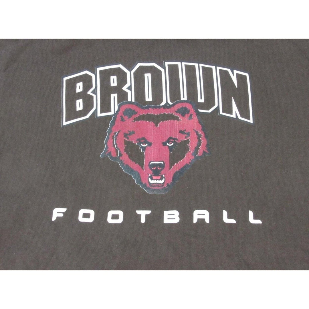 Brown University Bears Football Mens Size XL XLarge Brown Hoodie Image 3