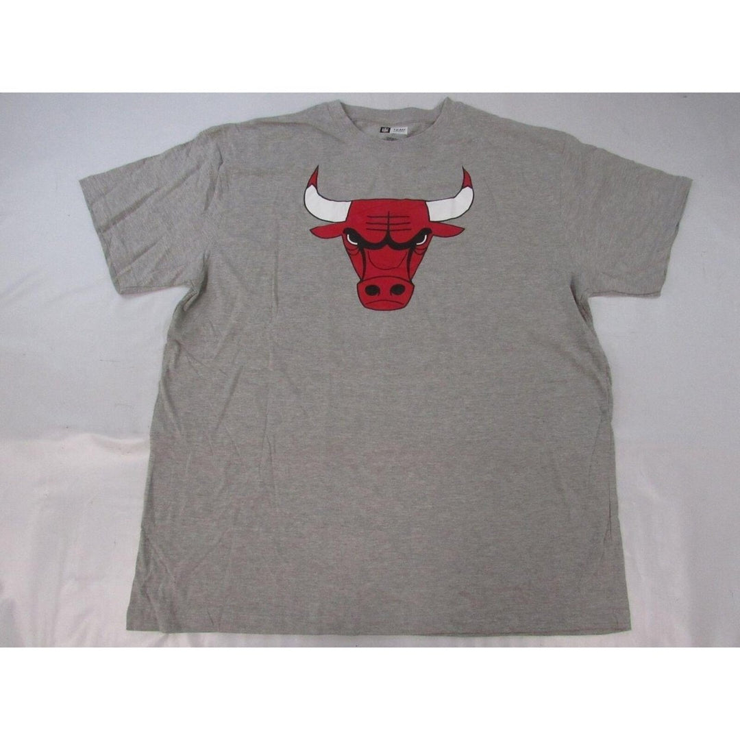 Chicago Bulls Mens Size 4XL 4XLarge Gray Shirt Image 1