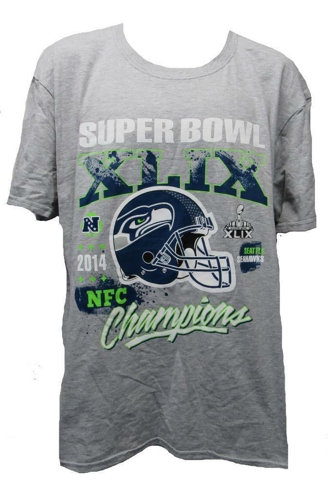 Seattle Seahawks Super Bowl XLIX 2014 NFC Champions Womens Size XL XLarge Shirt Image 1