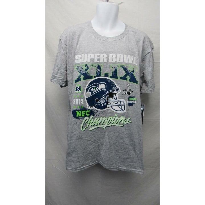 Seattle Seahawks Super Bowl XLIX 2014 NFC Champions Womens Size XL XLarge Shirt Image 2