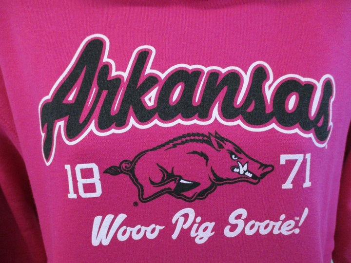 Arkansas Razorbacks Youth Girls Size M Medium (10/12) Pink Hoodie Image 3