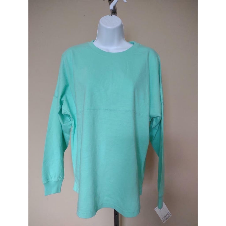 Michigan Native Womens Size XS Teal J. America Oversized Shirt Image 1