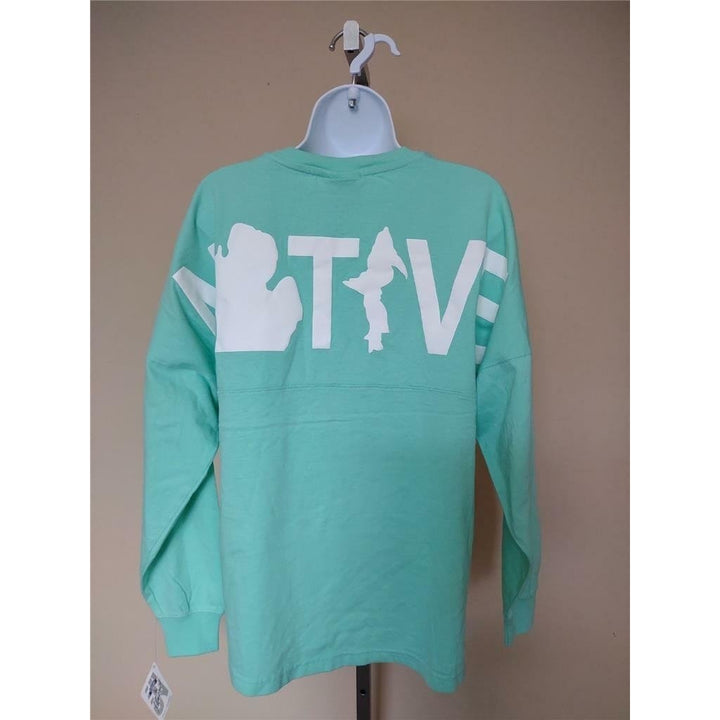 Michigan Native Womens Size XS Teal J. America Oversized Shirt Image 2