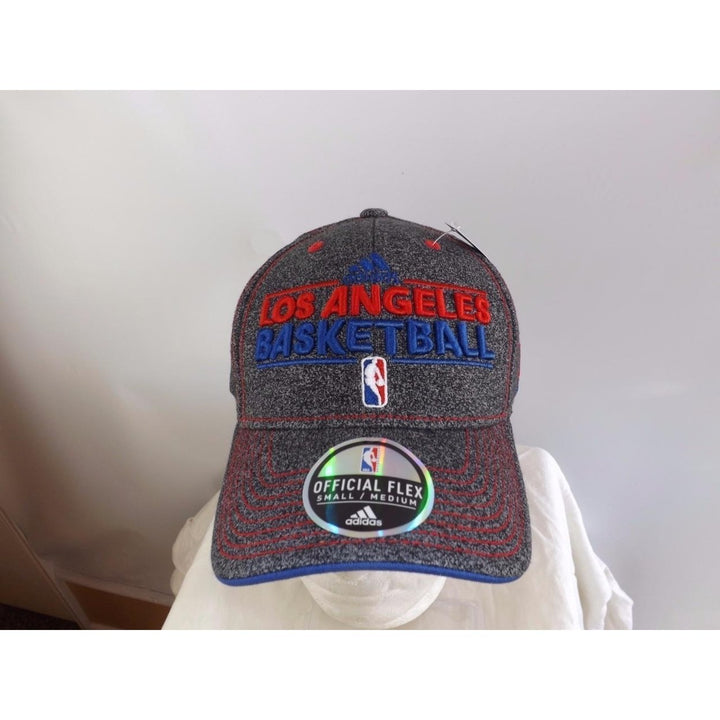 Los Angeles Clippers Mens Adidas Size S/M Climalite Fitmax70 Hat 26 Image 2