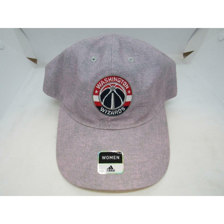 Washington Wizards Womens Size OSFA Adjustable Adidas Gray Pink Hat Image 3