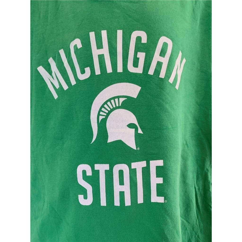 Michigan State Spartans Girls Size S XL Green Shirt Image 2