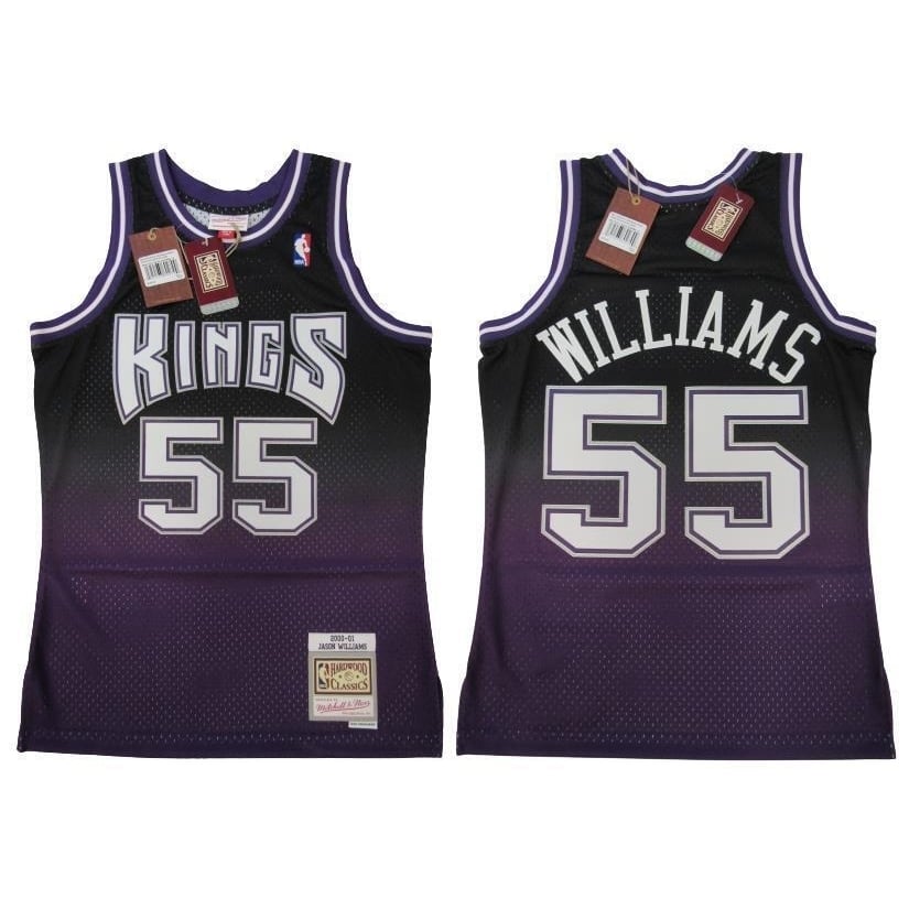 00-01 Jason Williams 55 Kings Mens Size S Mitchell and Ness Swingman Jersey 130 Image 1