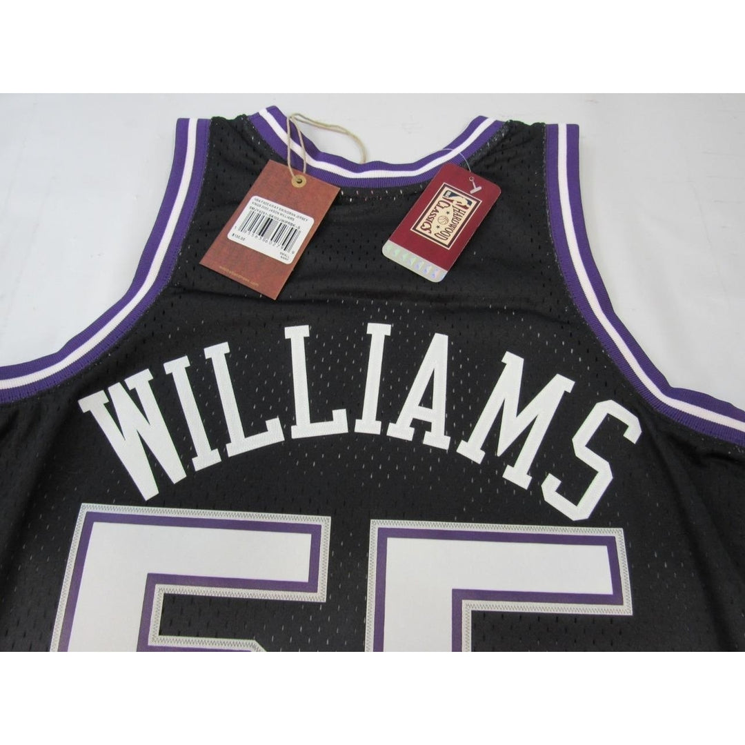 00-01 Jason Williams 55 Kings Mens Size S Mitchell and Ness Swingman Jersey 130 Image 6