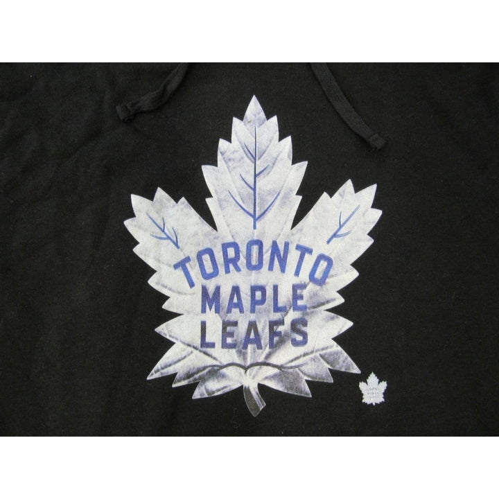 Toronto Maple Leafs 16 Mitch Marner Mens Size M Medium Black Hoodie Image 3