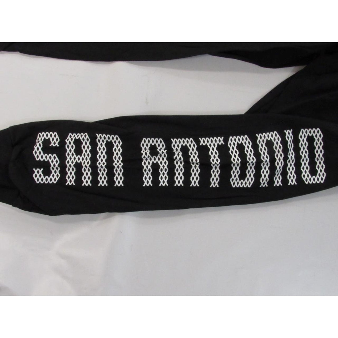 San Antonio Spurs Mens Size XL XLarge Adidas Black Long Sleeve Shirt 26 Image 4