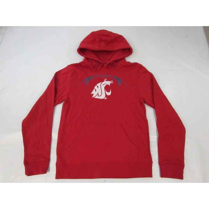 Washington State Cougars Mens Size S Small Red Hoodie Image 1