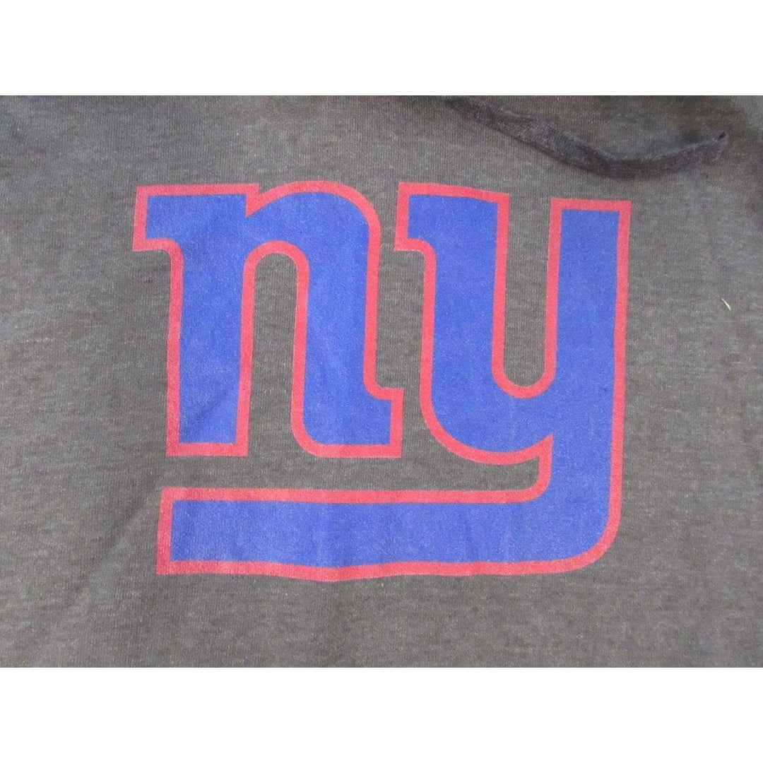 York Giants Mens Size 2XL 2XLarge Dark Grey Hoodie Image 2