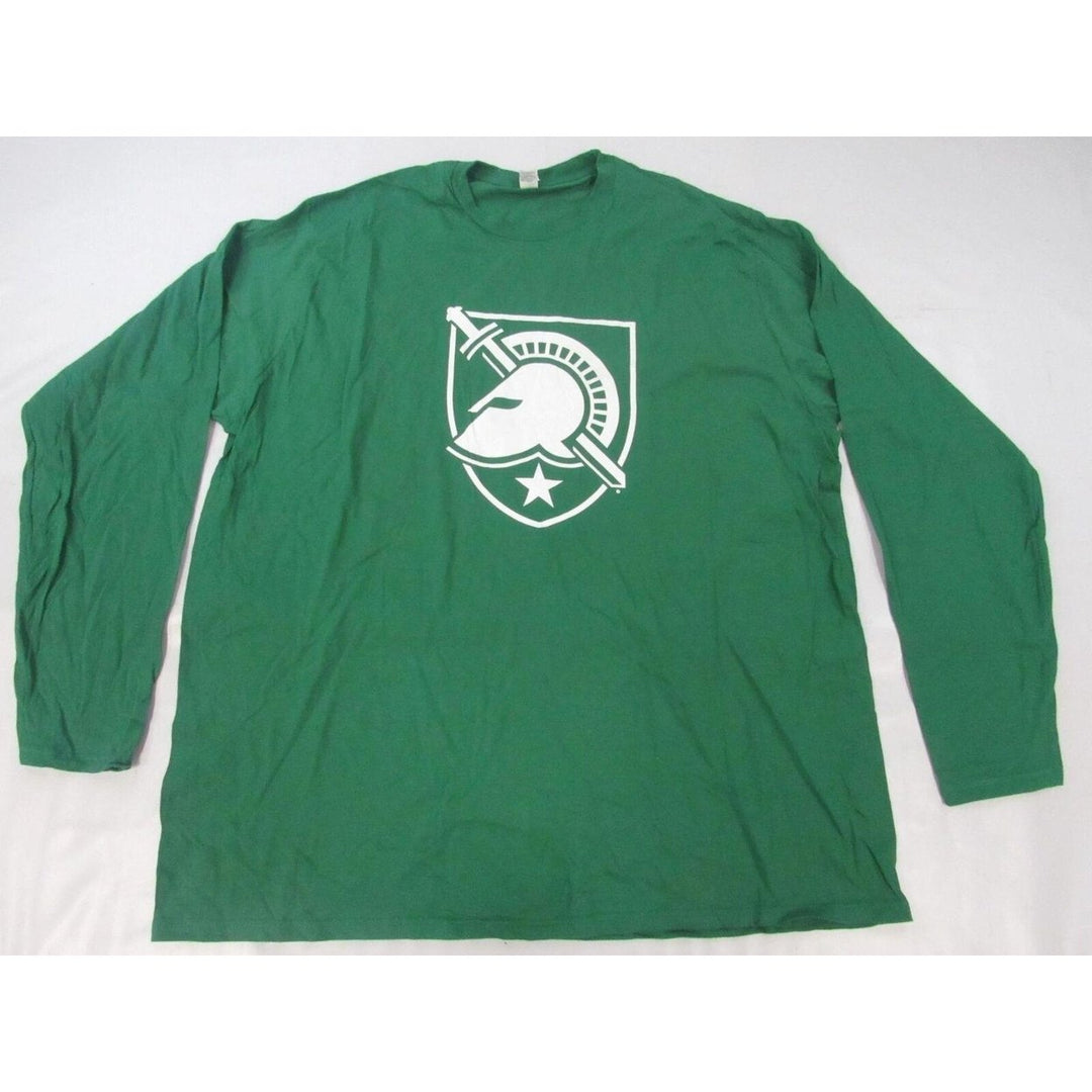 U.S. Military Academy Black Knights Mens Size 3XL Green Long Sleeve Shirt Image 1