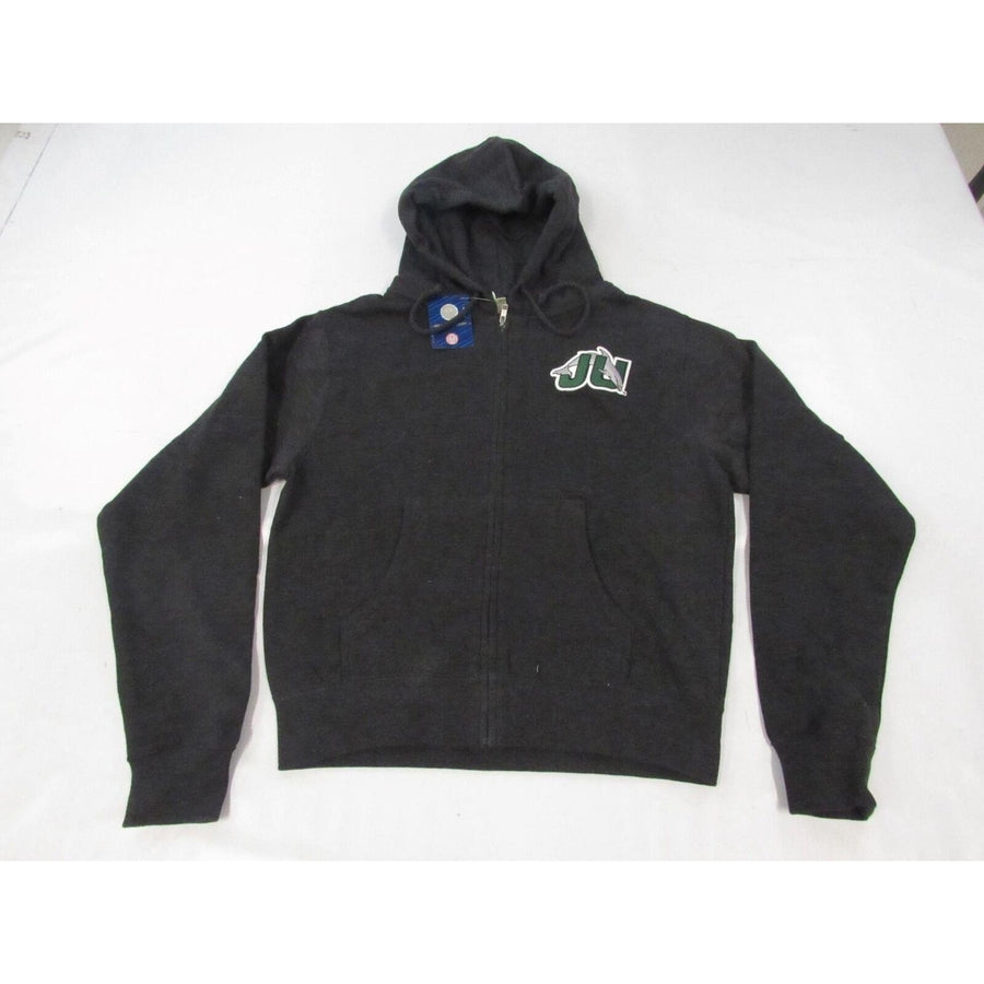 Jacksonville University Dolphins Womens Size M Gray Full-Zip Jacket Hoodie Image 1