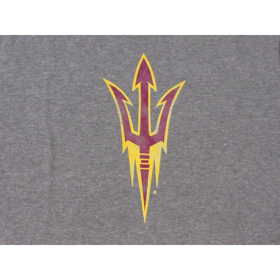 Arizona State Sun Devils Mens Size L Large Gray Shirt Image 3