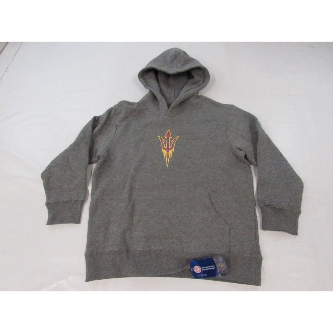 Arizona State Sun Devils Youth Size S Small (6-8) Gray Hoodie Image 1