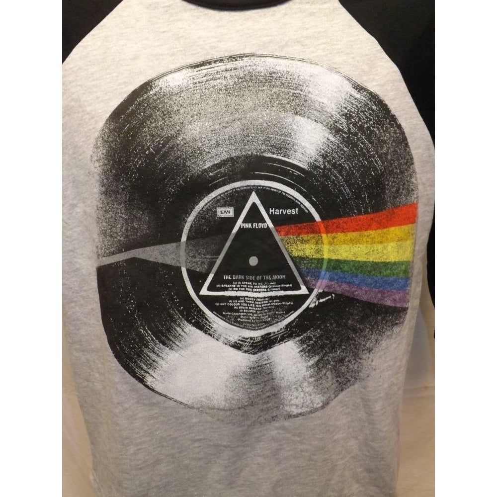 Pink Floyd "Dark Side Of The Moon" Mens Size S Small Gray Black Shirt Image 2