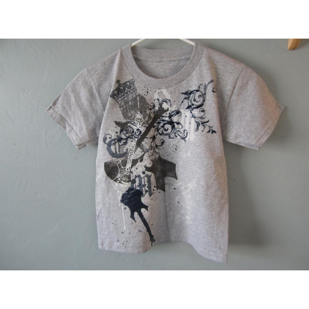 ELECTRIC GUITARS GRAPHIC TEE KIDS SIZE M MEDIUM 68YX Image 1