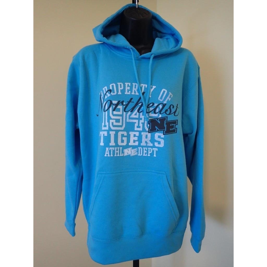 - Northeast Mississippi Tigers WOMENS SMALL (S) blue hoodie sweatshirt 73TJ Image 1