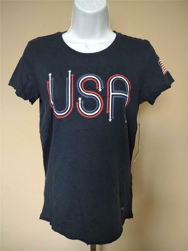 USA Womens Size S Small Blue OHT Shirt Image 1