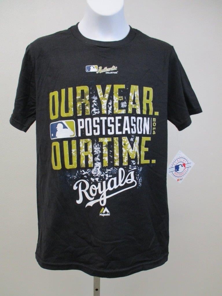 Kansas City Royals Youth Sizes M Medium Black "Our Year" Shirt Image 1