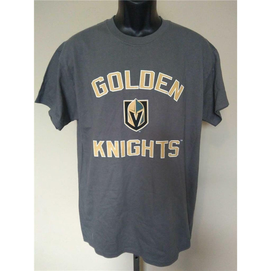 Vegas Golden Knights Mens Size M Medium Gray Shirt Image 1