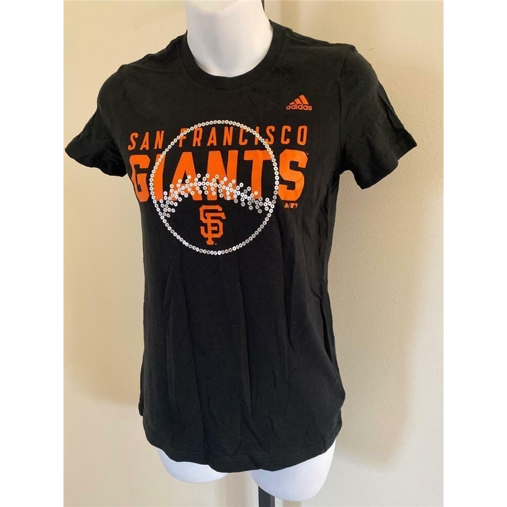 San Francisco Giants Girls Size M Medium Black Shirt Image 2