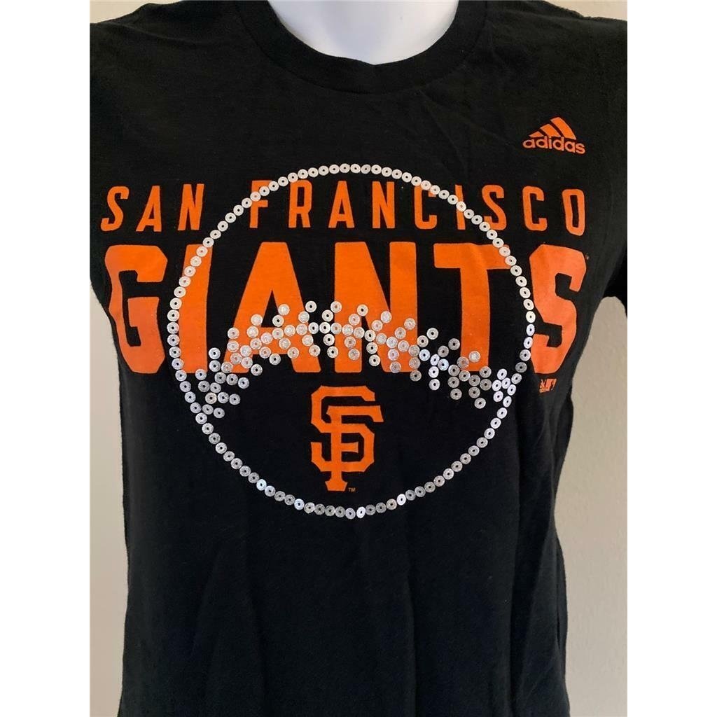 San Francisco Giants Girls Size M Medium Black Shirt Image 3