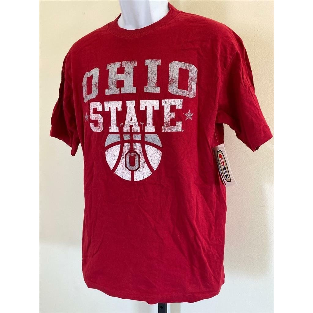 Ohio State Buckeyes Mens Size M Medium Red E5 Shirt Image 2